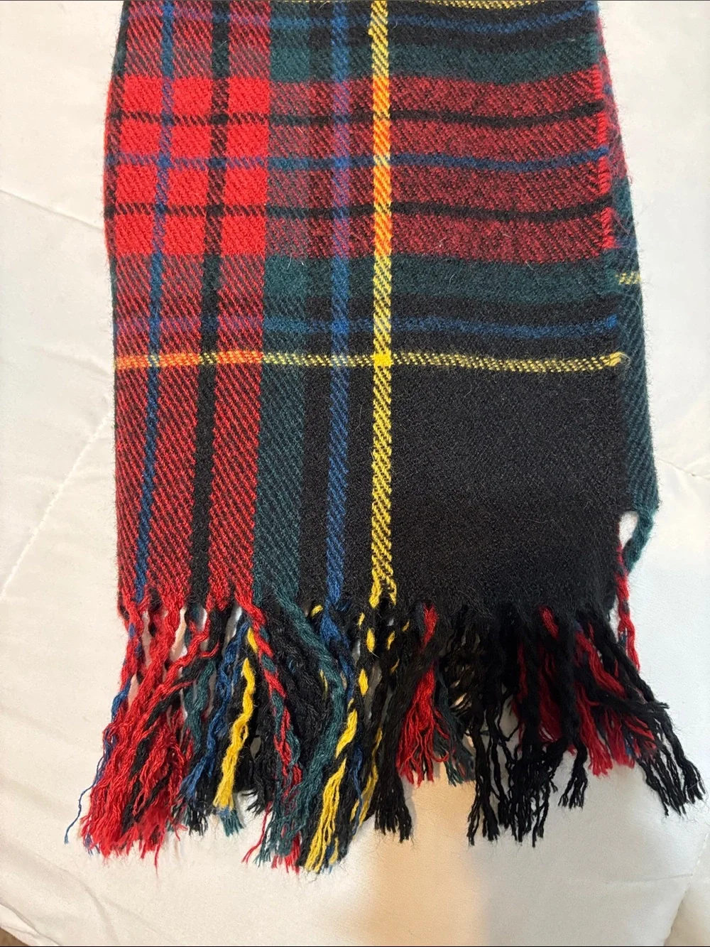Plaid Holiday Scarves